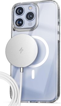 Encased 2-in-1 Mag Case with Wireless Phone Charger – iPhone 15 Pro (Compatible with MagSafe) For $23.99