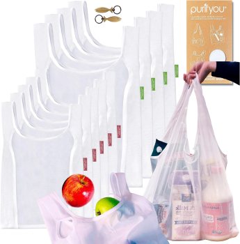 Set of 9 – DUAL Purpose Reusable Produce and Grocery Bags For $9.97 (67% off)