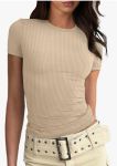 Basic tees on sale 55% off only $8.99 !! clip the coupon ✂️✂️✂️plus use promo code NU2U5JCN in at checkout 🛒