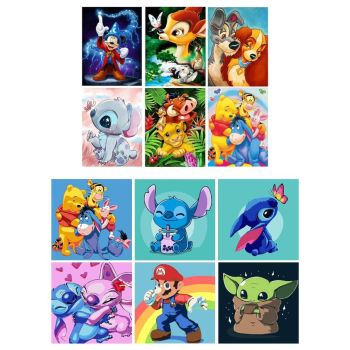 5D diamond 💎 art painting kits are on sale 50% off as low as $8.99 for this 6 pack !! promo code will automatically apply at checkout 🛒