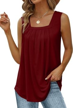 Cute 🥰 flowy tanks on sale 60% off only $9.99 !! Clip the coupon ✂️✂️plus use promo code 4BJ77EQS in at checkout 🛒