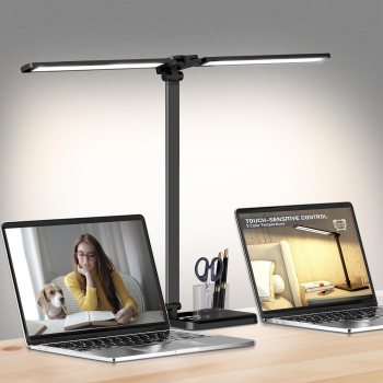LED Desk/Table Lamp with USB Charging Port – $18.93