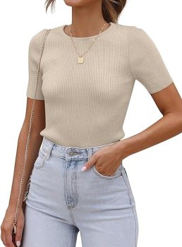 Such cute 🥰 ribbed knit tops on sale 60% off only $9.99 !! Clip the coupon ✂️✂️plus use promo code ASWXOTM7 in at checkout 🛒