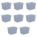 If you need storage totes snag this 8 pack for only $55.84 shipped !! That’s only $6.98 each 🙌🏻 also available in pink