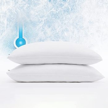 Set Of 2 Serta Power Chill Cooling Pillow Protectors For Standard/Queen Pillows For $13.22 From Amazon