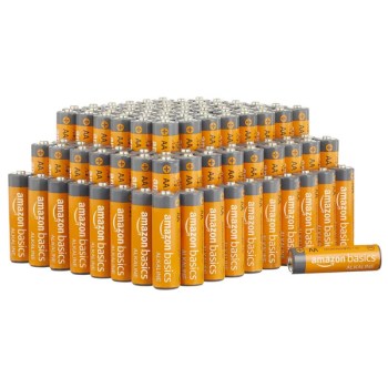 100 Amazon Basics AA Batteries for ONLY $19.14!