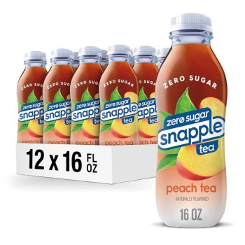 12 Bottles Of Snapple Apple, Peach, Or Zero Sugar Peach Tea from $9.45 (less if you subscribe)