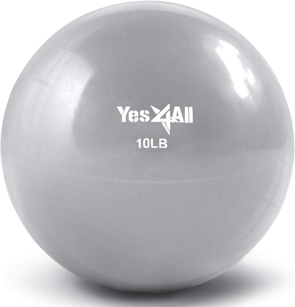 Soft Medicine Ball for Pilates, Yoga and Fitness - 10lbs For $9.99