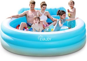 Evajoy Inflatable Pool: $25.41