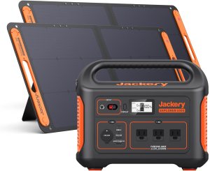 Jackery Solar Generator 1000, 1002Wh Capacity with 2x 100W Solar Panels, For $879 (down from $1600)