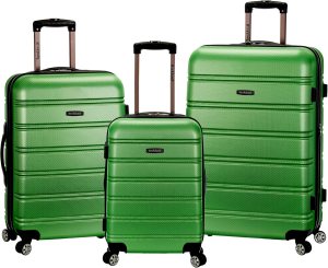 Rockland Melbourne Hardside Expandable Spinner Wheel Luggage Set: $107.94