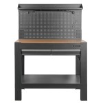 Workpro 45-inch multipurpose workbench with LED and power strip for $134