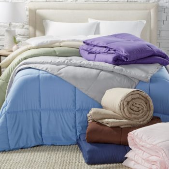 Any-size down alternative comforters for $22