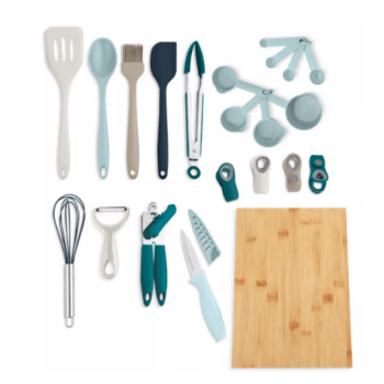 Art & Cook 23-piece essential kitchen gadget set for $13