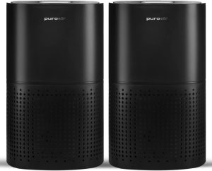 Powerful PuroAir HEPA Air Purifiers - Covers Up To 1,115 Sq Ft - Cleans Air Automatically 24/7 - Filters Up To 99% of Smoke, Pollen, Dust, Dander, and Common Pollutants - Based in USA (2 PACK)