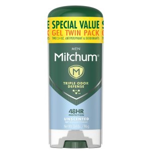 1 Mitchum Deodorant, 3.4 oz 2 ct, $6.28 $8.99