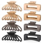 24% OFF: Large Hair Claw Clips 8-Pack – Save $2.40!