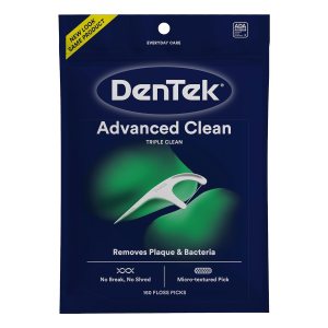 1 Dentek Triple Clean Floss Picks, 150 ct, $3.69 $5.99