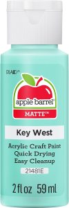 1 Apple Barrel Acrylic Paint, 2 oz, $0.58