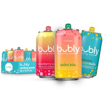Bubly Sparkling Water 18-Pack $7.43