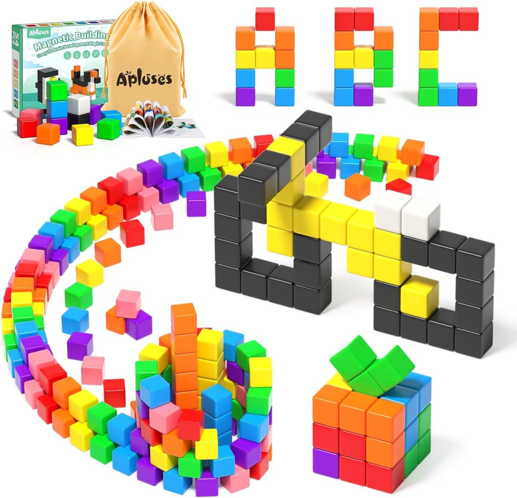 54 Piece Magnetic Blocks Set