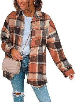 Women’s Flannel Shacket for $13.49