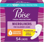 LOWEST EVER!  🔥 54 Poise Incontinence Pads & Liners for ONLY $0.57!
