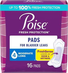 1 Poise Incontinence Pad, 16 ct, $5.97 $6.99