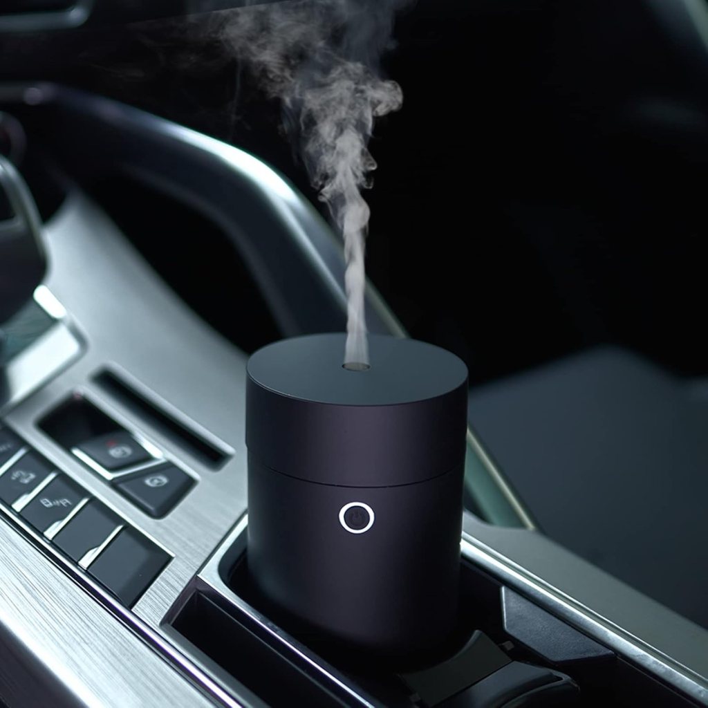Car Diffuser for Essential Oils, Car Air Fresheners Fragrance Humidifiers, USB Powered Portable Cool Mist Ultrasonic Humidifiers for Car Home Office Bedroom