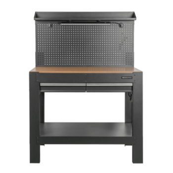 Workpro 45-inch multipurpose workbench with LED and power strip for $134