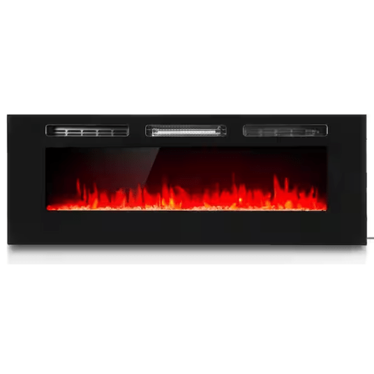 XtremepowerUS 5100 BTU in-wall electric smokeless fireplace with remote for $170