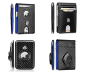 Men’s Wallets with Air Tag Holder & Money Clip - Special Sale