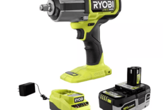 Ryobi ONE+ 18V brushless cordless impact wrench with 4.0 battery & charger for $159