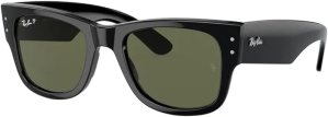 Ray-Ban Mega Wayfarer RB0840SF Square Asian Fit Low Bridge Sunglasses for Men for Women + BUNDLE With DIW Kit
