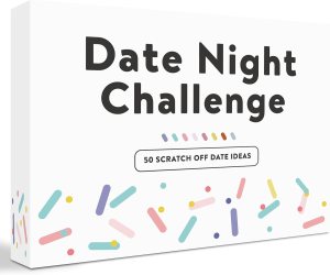 50 Fun & Romantic Scratch Off Date Ideas for Couples, Gifts for Him, Her, Husband, Boyfriend, Men - Couples Gift Ideas for Christmas, Valentine's Day, Anniversary, Wedding