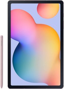 SAMSUNG Galaxy Tab S6 Lite 10.4" 128GB Android Tablet, LCD Screen, S Pen Included, Slim Metal Design, AKG Dual Speakers, 8MP Rear Camera, Long Lasting Battery, US Version, 2022, Chiffon Rose