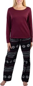 Jo & Bette Fleece Pajama Pants - Womens Pajama Sets 2 Pack Fuzzy PJ Pants Sleepwear - Flannel Pajamas Bottoms Loungewear Set