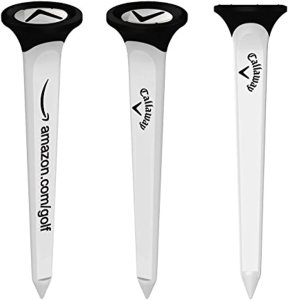 Callaway Par-Tee Plastic Golf Tees, 10 Pack,White