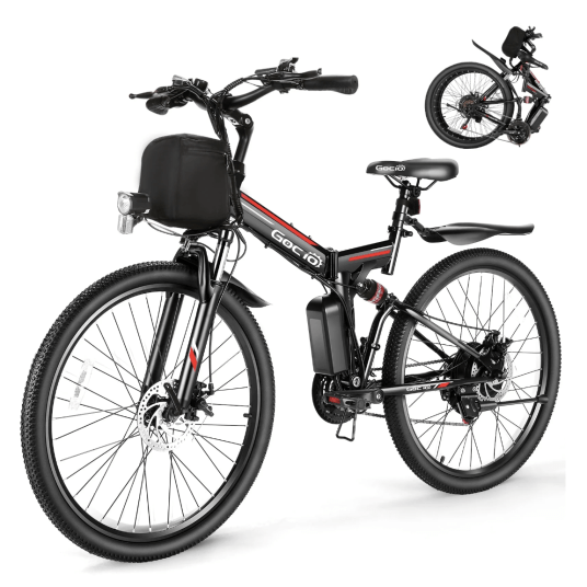 Gocio adult electric bicycle foldable eBike for $500