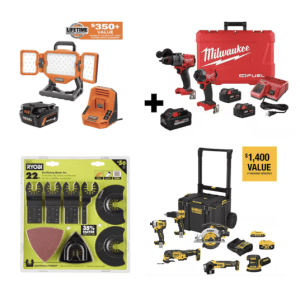 Today only: Take up to 50% off combo kits and hand tools