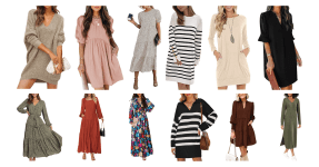 Nail the Hamptons Fall Aesthetic With These 20 Ultra-Flattering Loose Dresses on Amazon & more