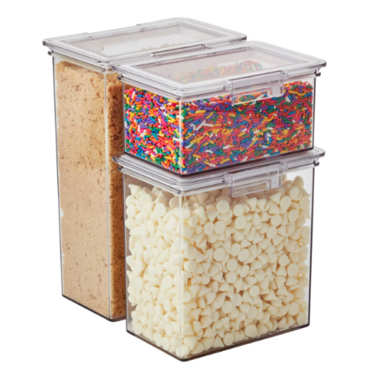 The Home Edit 3-piece food organizer set for $6