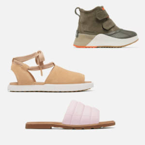 Women’s Sorel boots and sandals from $45