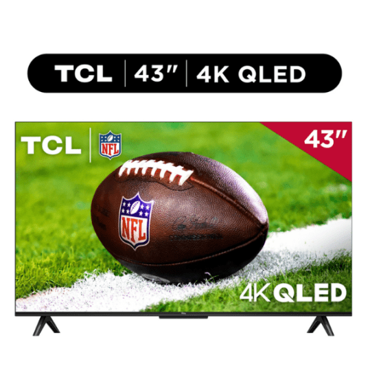 TCL 43″ Q Class 4K smart Google TV for $198