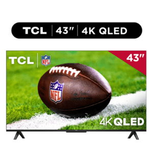 TCL 43″ Q Class 4K smart Google TV for $198