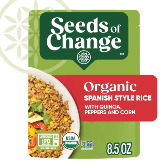 Seeds of Change 12-pack organic Spanish-style rice for $11
