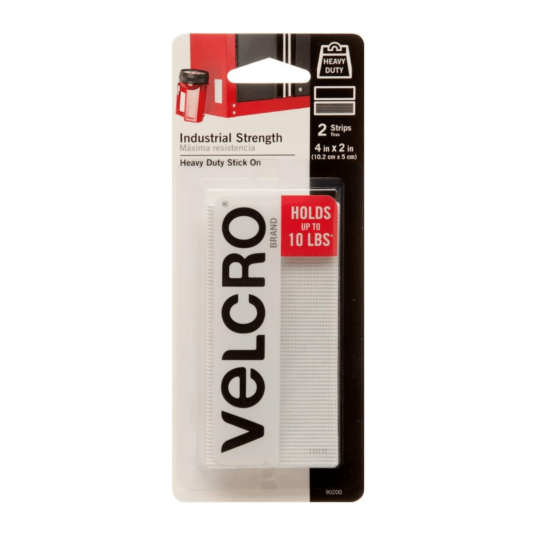 Velcro Brand 4″ x 2″ heavy-duty fasteners 2-pack for $3