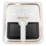 Gourmia 8-Quart Digital Window Air Fryer, with 8 One-Touch Functions, White