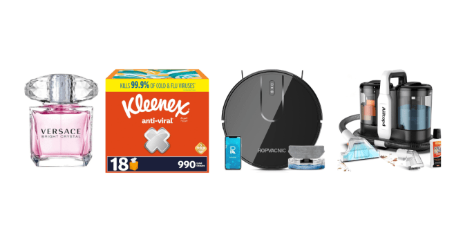 Amazon’s 5 Bestsellers: 60% Off Versace Perfume, $16 Gain Flings, and More