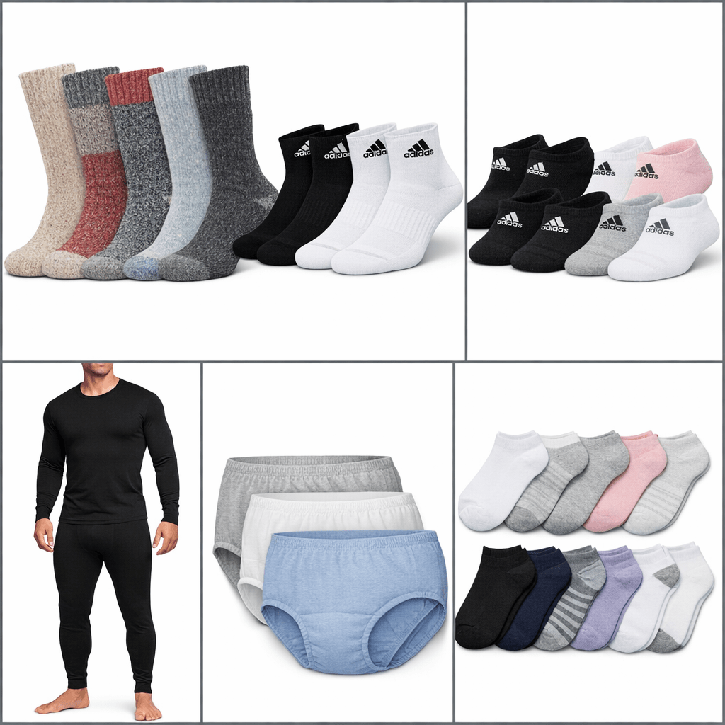 socks and underwear on amazon